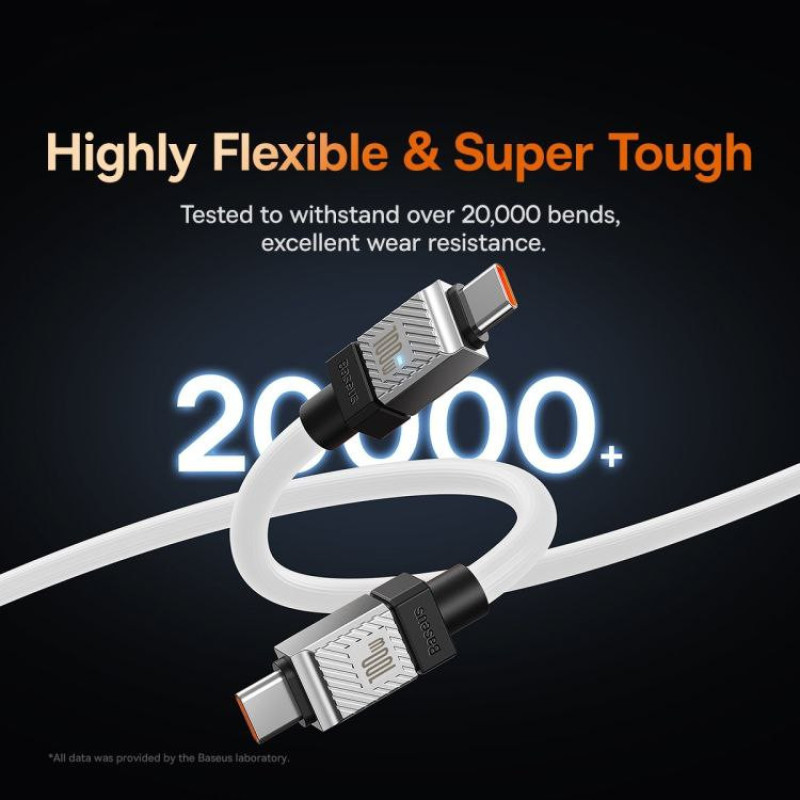 کابل USB-C بیسوس مدل CoolPlay Series 100W طول 2 متر