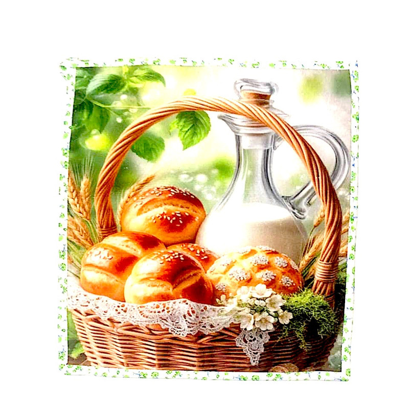 دستمال نظافت خانه و آشپزخانه حوله‌ای مدل Kitchen1991 ابعاد 38*34 سانتی متر