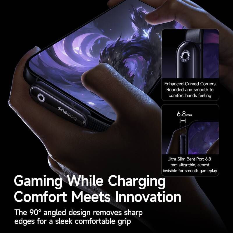 کابل تبدیل USB-C به لایتنینگ بیسوس مدل MVP3 GAMING 20W طول 1 متر