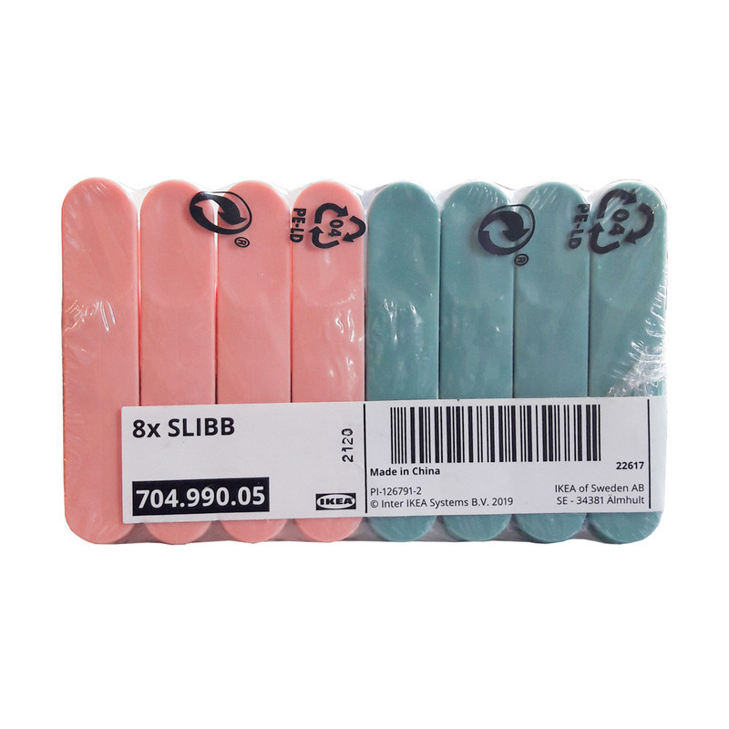 گیره لباس ایکیا مدل SLIBB کد 99005 بسته 8 عددی