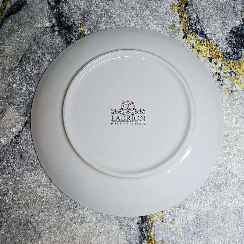 پیش دستی میوه خوری مدل تخت 21 خط طلا کد 360014 مجموعه 6 عددی