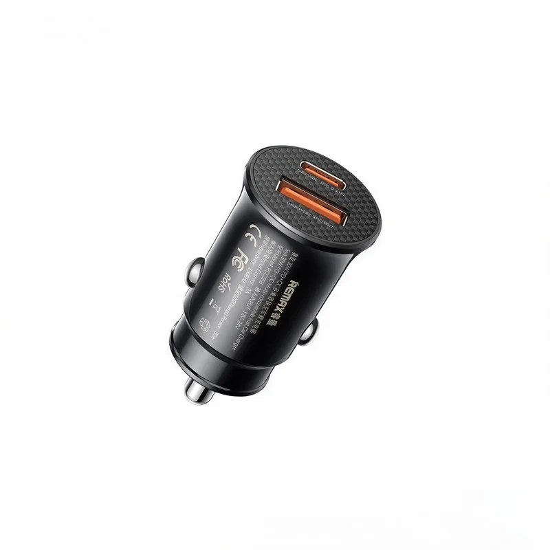 شارژر فندکی 30 وات دو پورت ریمکس مدل RCC358
