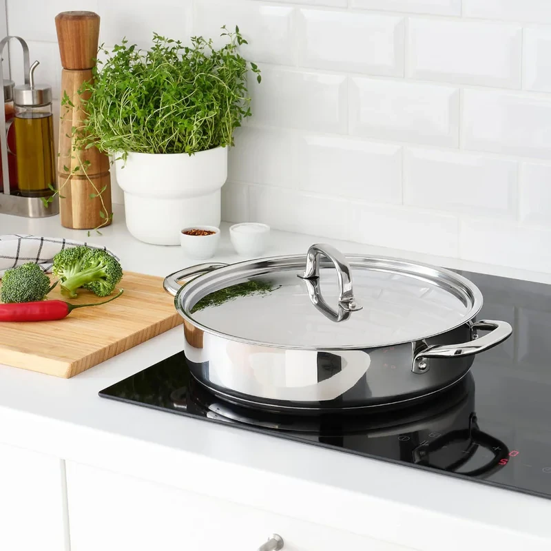 تابه استیل ایکیا مدل saute pan کد 365 سایز 28