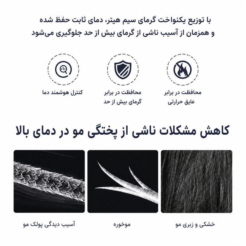 سشوار حرفه‌ای 2400 وات والر مدل 9066
