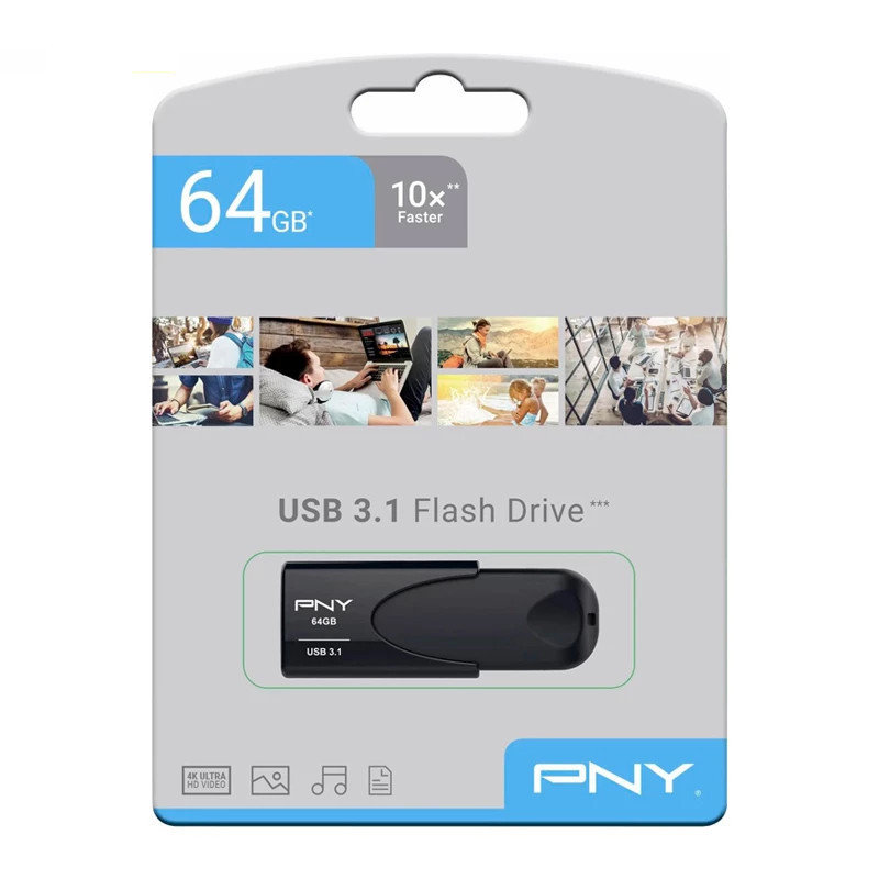 فلش مموری پی ان وای مدل Attache 4 USB 3.1 ظرفیت 16 گیگابایت