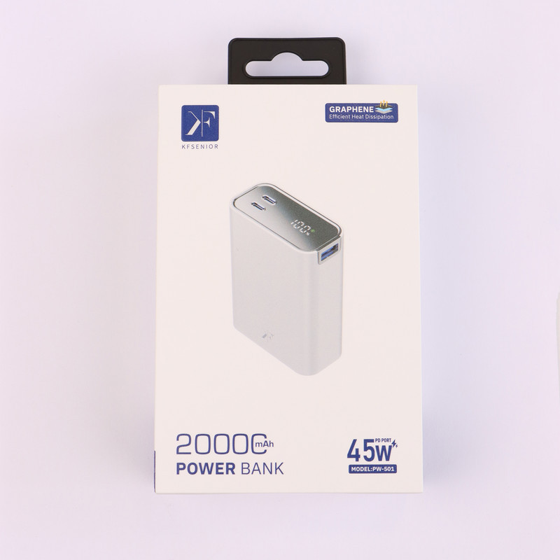 پاوربانک کی اف سنیور مدل PW-501 ظرفیت 20000 میلی آمپرساعت