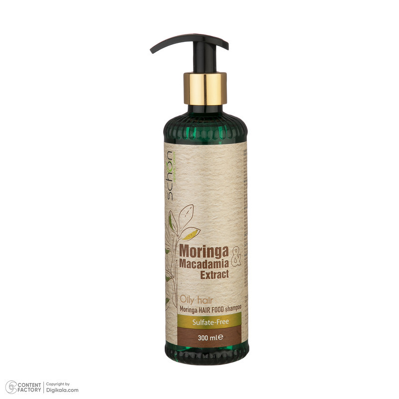 شامپو تقویت کننده مو شون مدل Moringa sulfate-free حجم 300 میلی لیتر