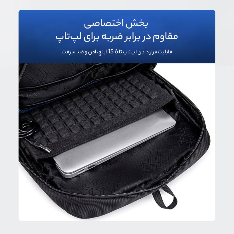 کوله پشتی لپ تاپ آرتیک هانتر مدل  B00120C مناسب برای لپ تاپ 14.1 تا 15.6 اینچی