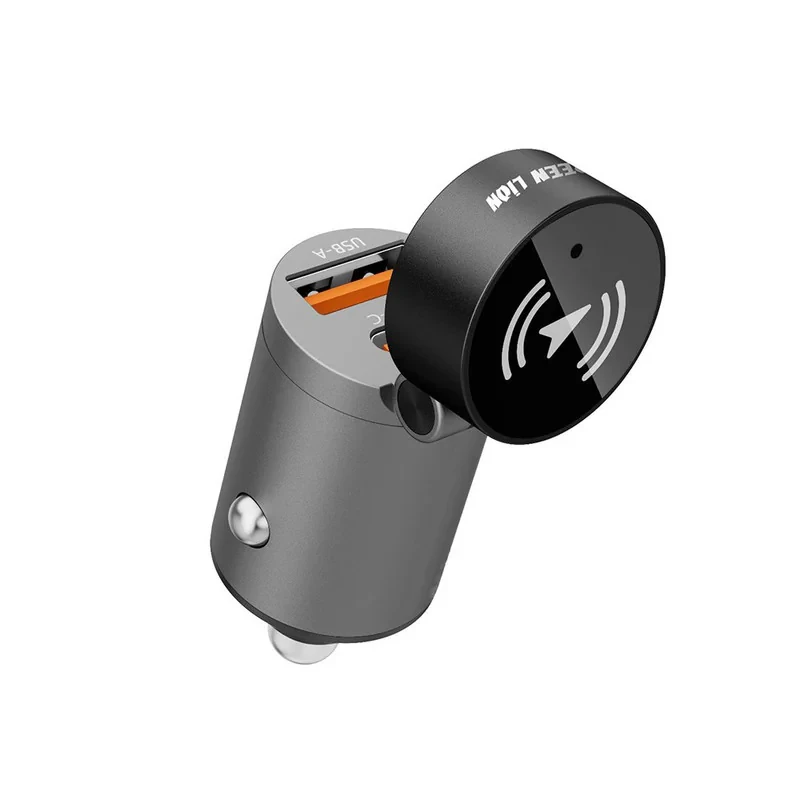 شارژر فندکی 30 وات دو پورت گرین لاین مدل tracker
