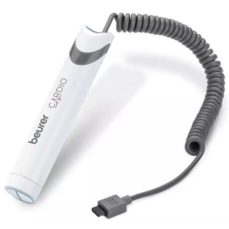 فشارسنج بازویی دیجیتال بیورر مدل BM96 با صفحه نمایش XL و نور پس‌زمینه سفید، تشخیص آریتمی پیشرفته، شاخص ریسک، حافظه دو کاربره هرکدام 60 رکورد، اتصال بلوتوث و USB، نمایش میانگین نتایج و هشدار باتری ضعیف