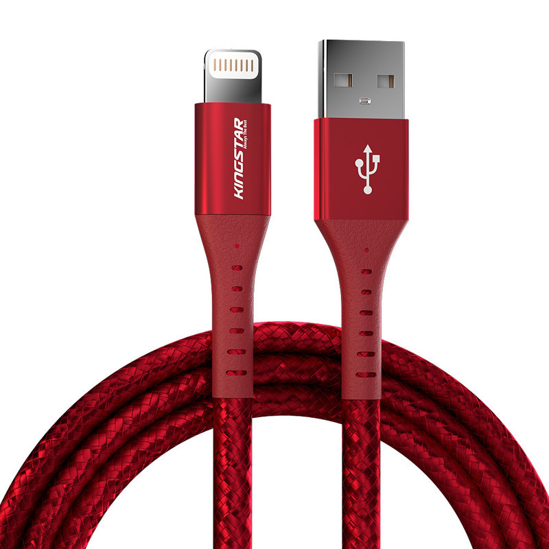 کابل تبدیل USB به لایتنینگ کینگ استار مدل K125i طول 1.2 متر