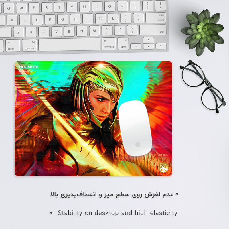 ماوس پد هومرو مدل A3727 طرح Wonder Woman