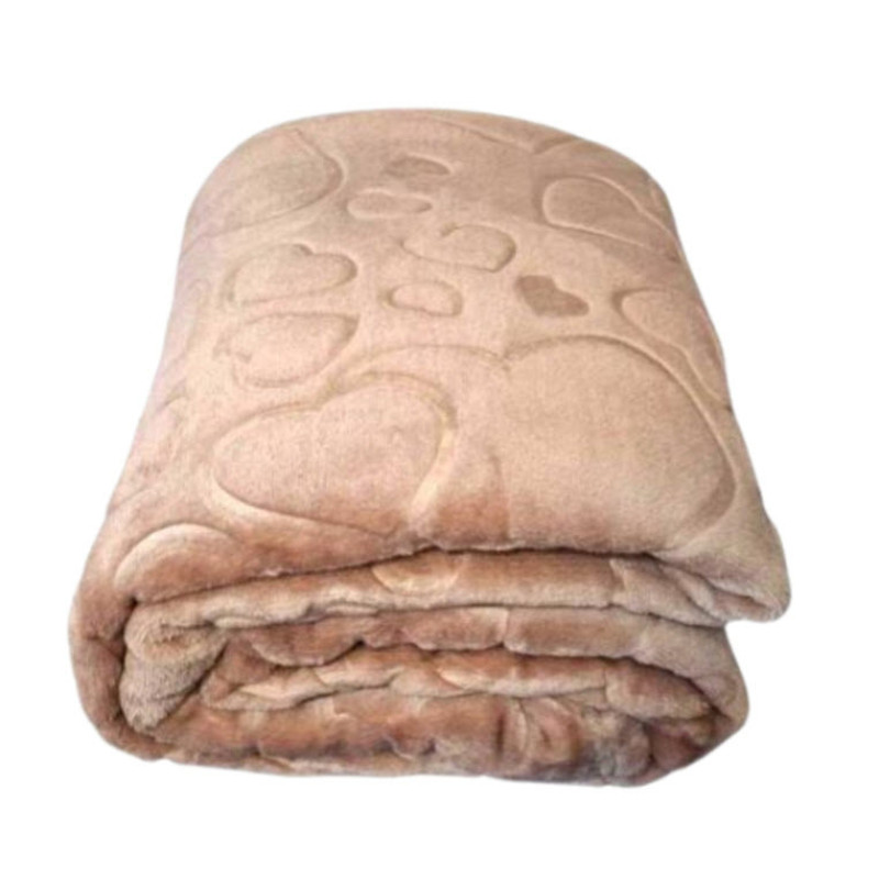 پتو مسافرتی 1 نفره گلبافت مدل قلبی2 سایز 200x150 سانتی‌متر
