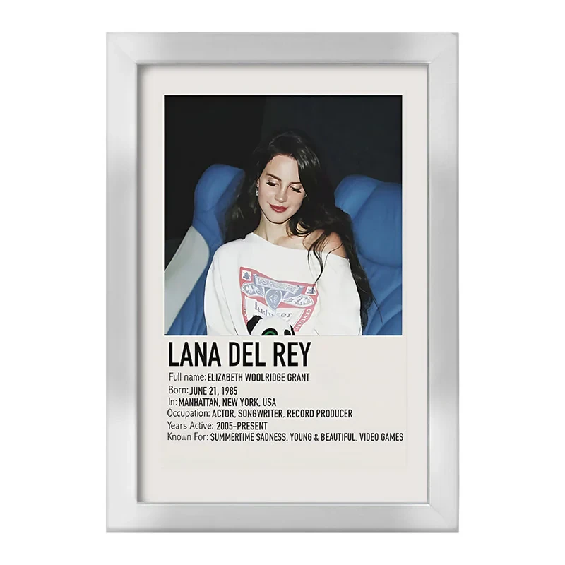 تابلو خندالو طرح لانا دل ری (Lana Del Rey) کد F13154