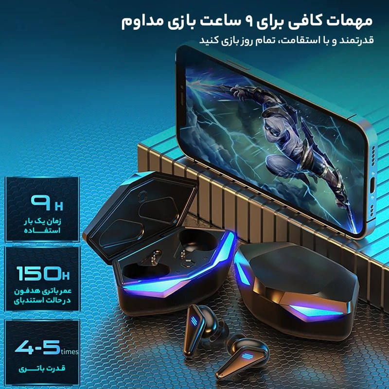 هدفون بلوتوثی مدل K55 Stereo