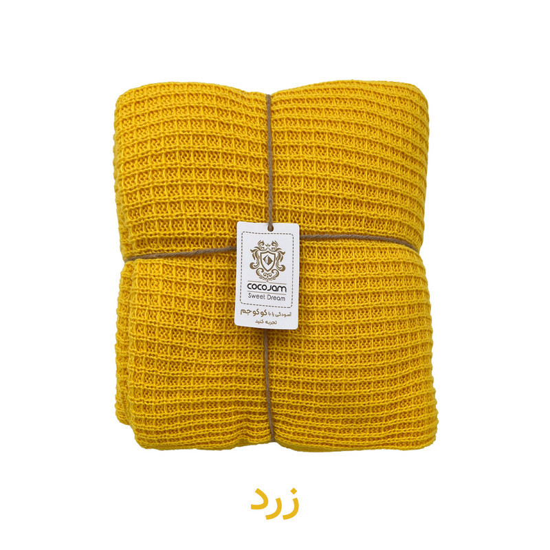 شال مبل و تخت کوکو جم مدل پیکه پلاس سایز 170x140 سانتی‌متر