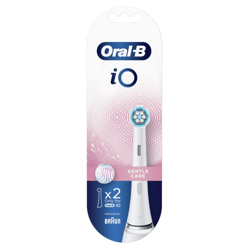 سری یدک مسواک برقی اورال-بی مدل iO GENTLE CARE بسته 2 عددی