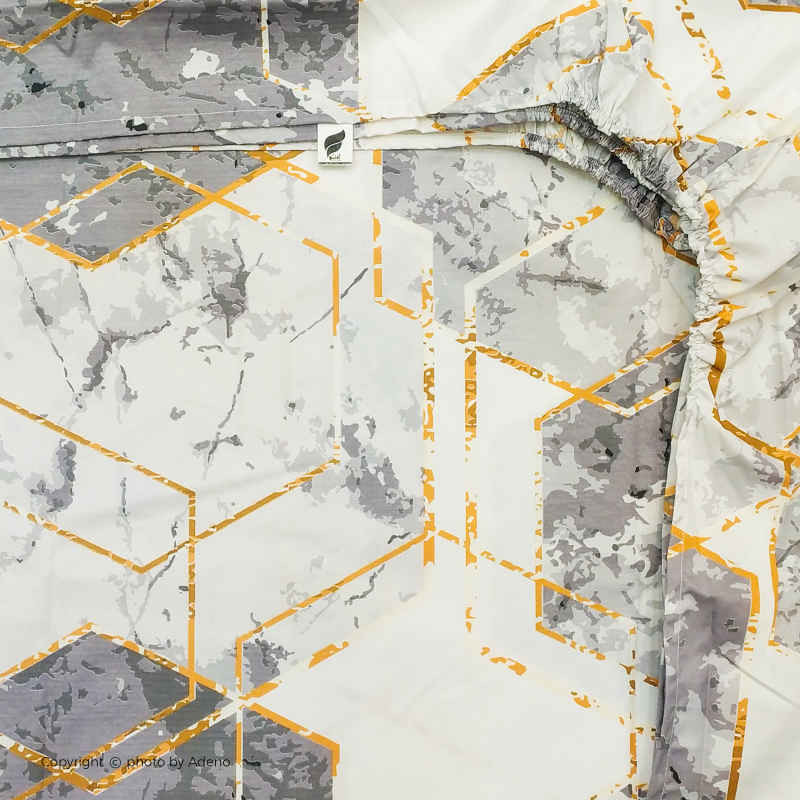 ملحفه آدنو مدل مرمر کد CH149 دونفره سایز 180x200 سانتی متر
