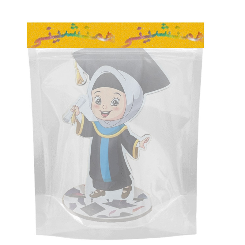 استند رومیزی تزیینی مدل جشن فارغ التحصیلی دختر