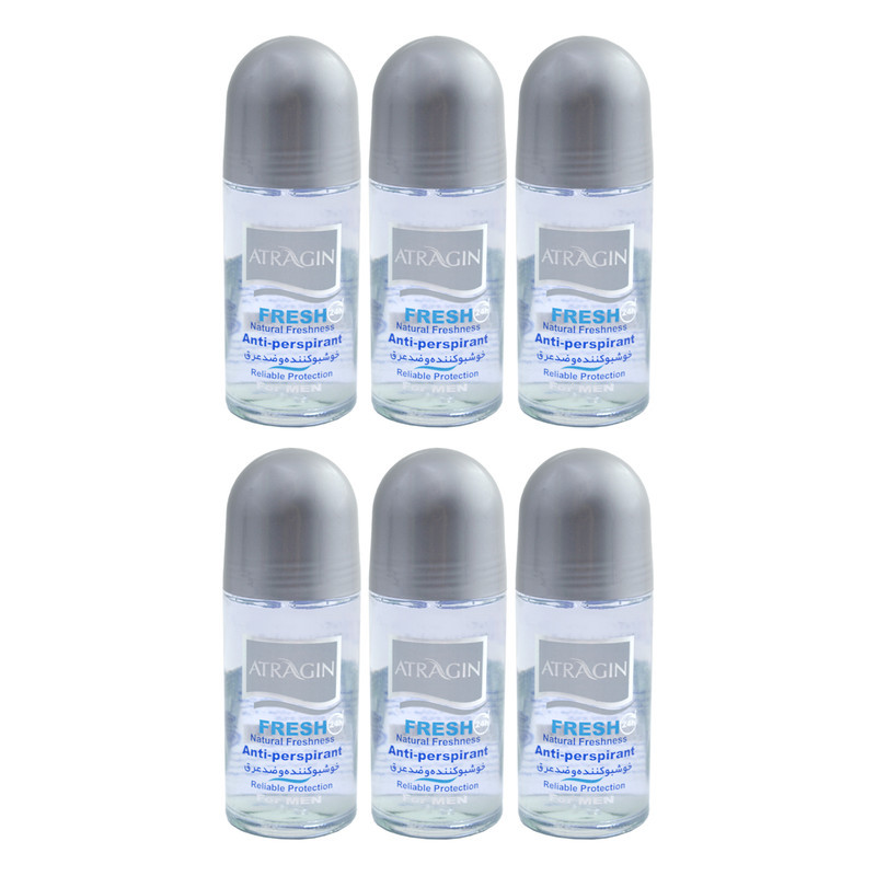 رول ضد تعریق مردانه عطرآگین مدل G2 حجم 50 میلی لیتر مجموعه 6 عددی