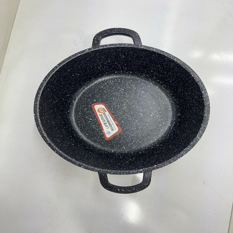 سرویس قابلمه و تابه گرانیتی 24 پارچه لایف اسمایل مدل LIFEP7S-24-BLACK