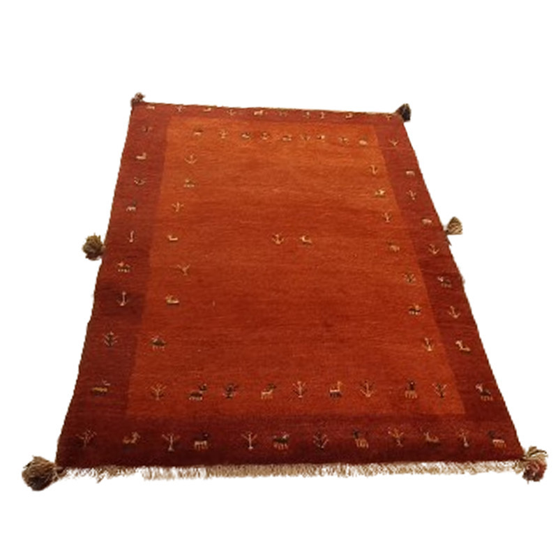 گبه دستباف یک ونیم متری مدل بافت قشقای شیراز کد NKP.Z.N110
