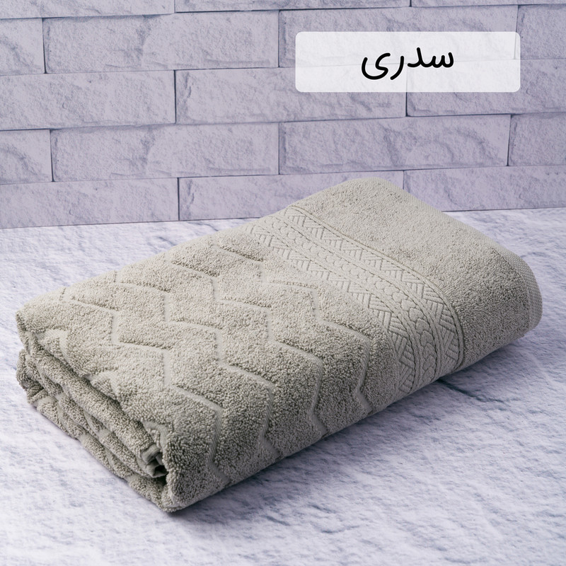 حوله حمام هیرو طرح البروس سایز 100×160 سانتی متر