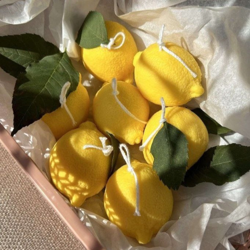 شمع معطر مدل لیمو طبیعی