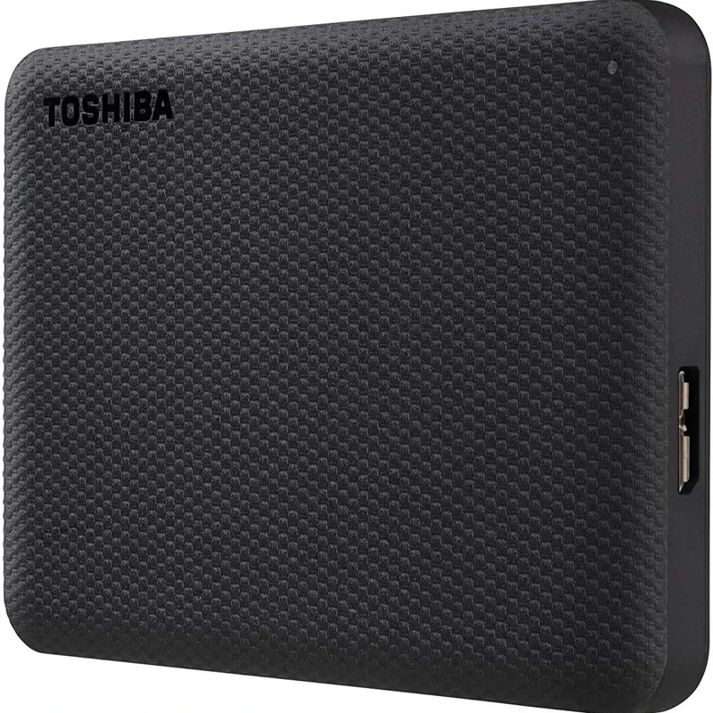 هارد اکسترنال توشیبا مدل Canvio Advance ظرفیت دو ترابایت دارای رابط USB Type-A 3.2