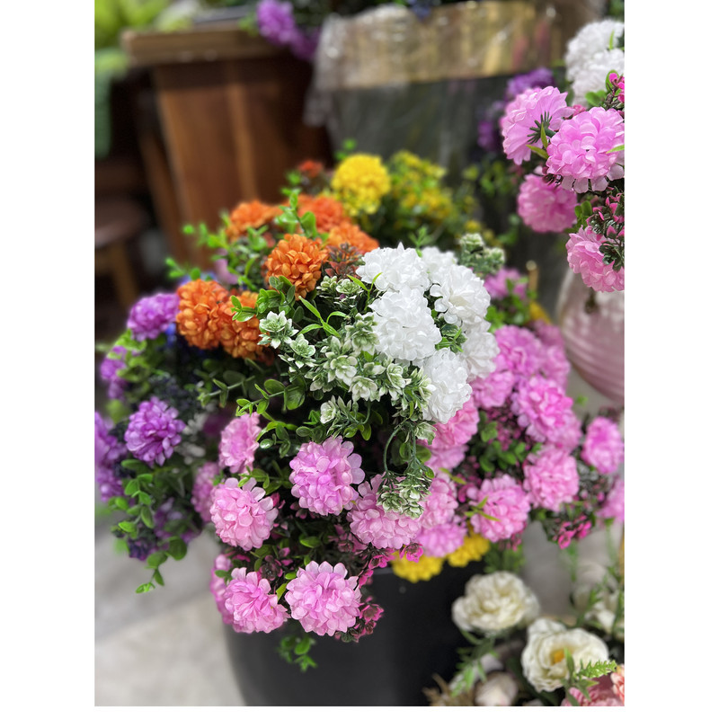گل مصنوعی مدل بوته میخک کد 55