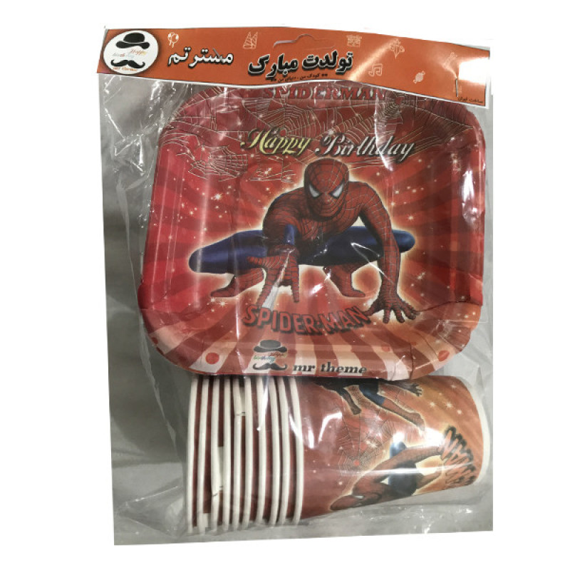 مجموعه تم تولد مسترتم مدل مرد عنکبوتی کد 5 بسته 30 عددی