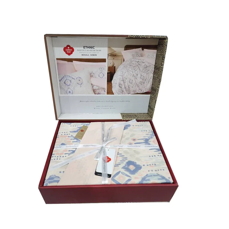 سرویس روتختی کاتن باکس مدل Ethnic Mosola Somon یک نفره 3 تکه