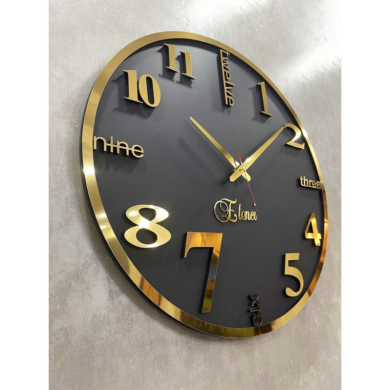 ساعت دیواری اِلِنسی مدل Dila کد 80c