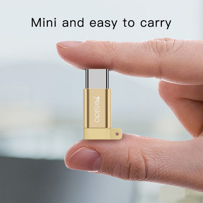 مبدل microUSB به USB-C یسیدو مدل GS04