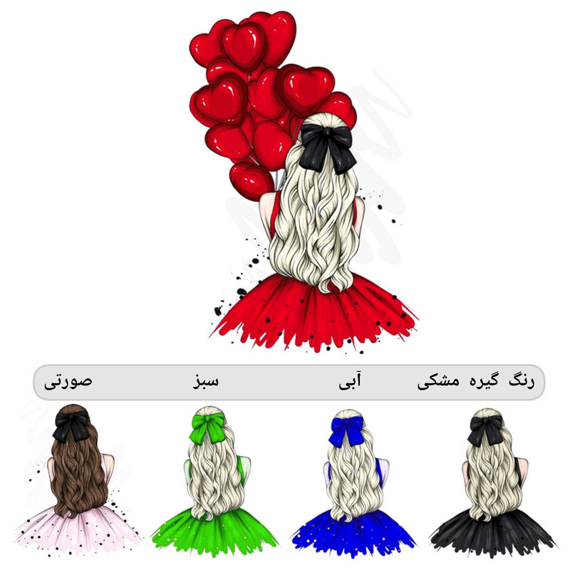 گیفت جشن مدل گلسر طرح کارتی بسته ۱۰ عددی