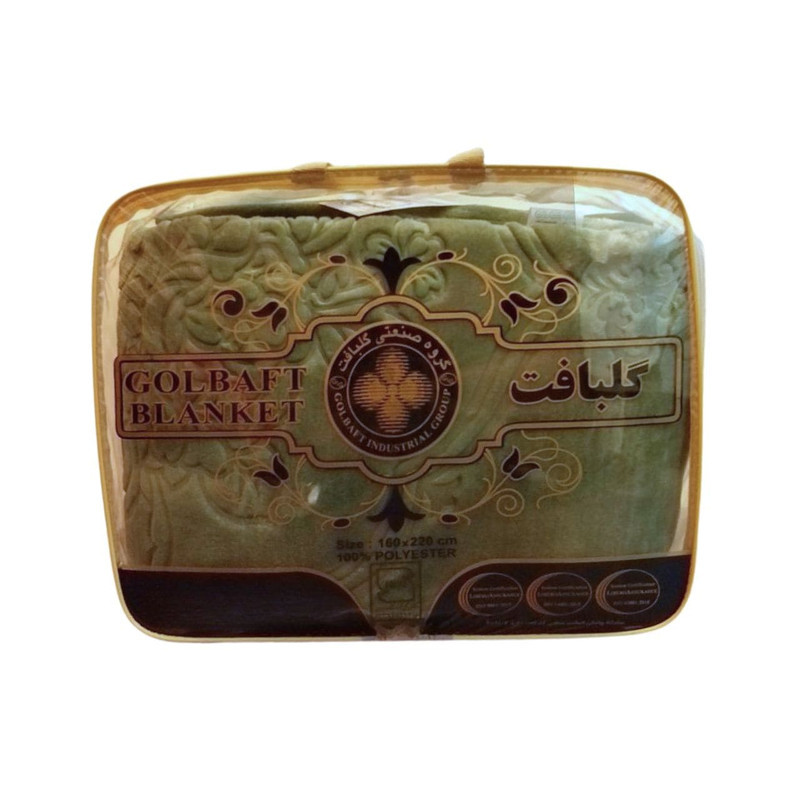 پتو یک نفره گلبافت مدل الوان گل برجسته سایز 220x160 سانتی‌متر