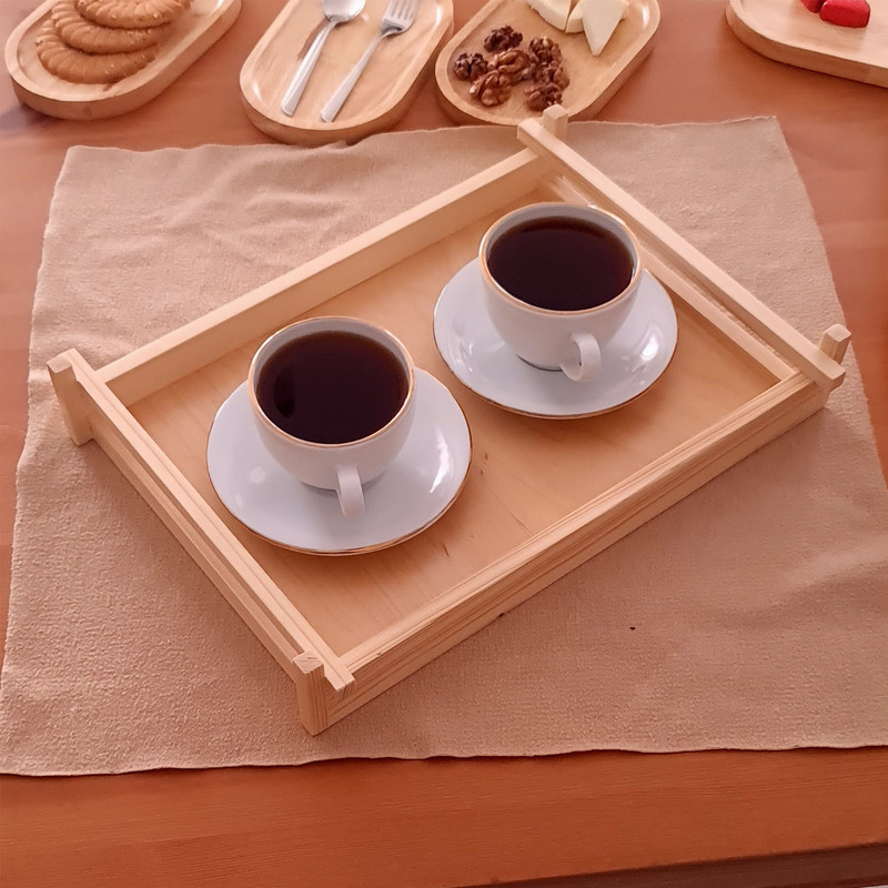 سینی سرو مدل راشا سایز 36x25 سانتی متر