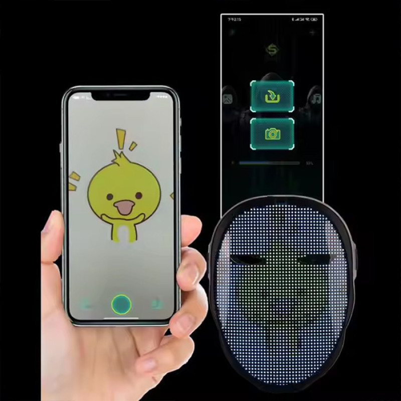 ماسک ایفای نقش هوشمند مدل شاینینگ کد  Shining-SL-019 RGB