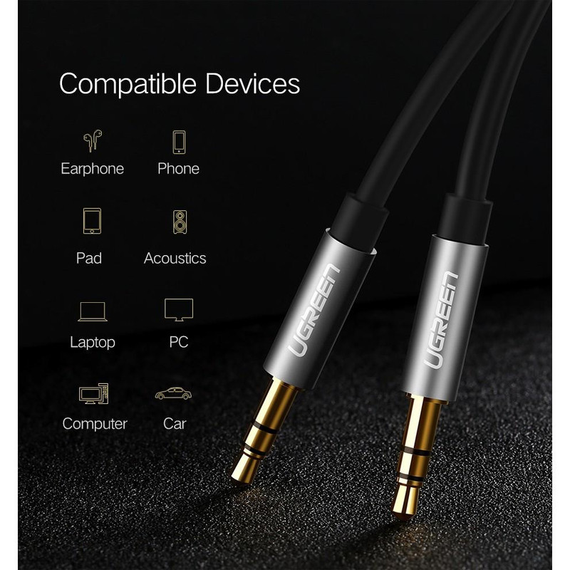 کابل AUX یوگرین مدل AV119-10732 طول 0.5 متر
