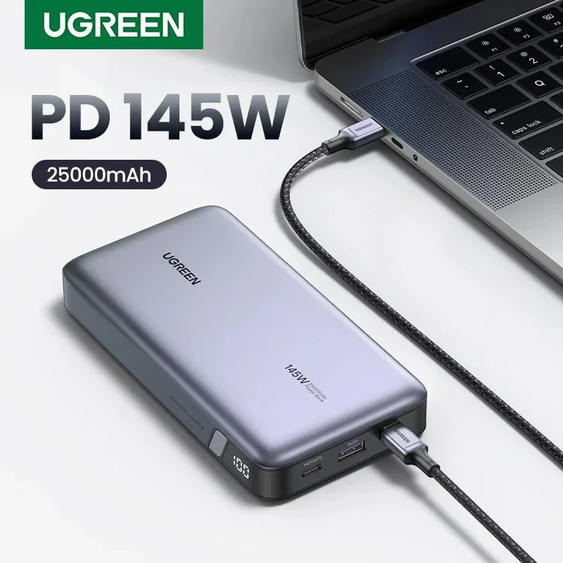 پاوربانک یوگرین مدل PB205 کد 90597A ظرفیت 25000 میلی آمپر ساعت