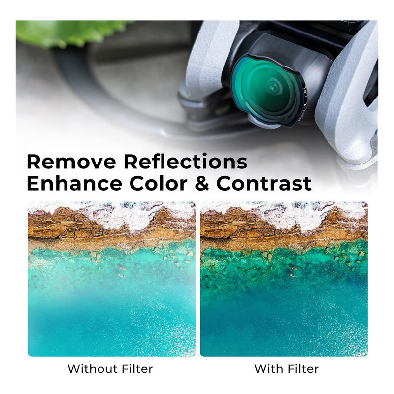 فیلتر لنز کی اند اف مدل LENS FILTERS KIT 6(ND4+ND8+ND16+ND32+UV+CPL) FOR DJI AVATA - NANO-X