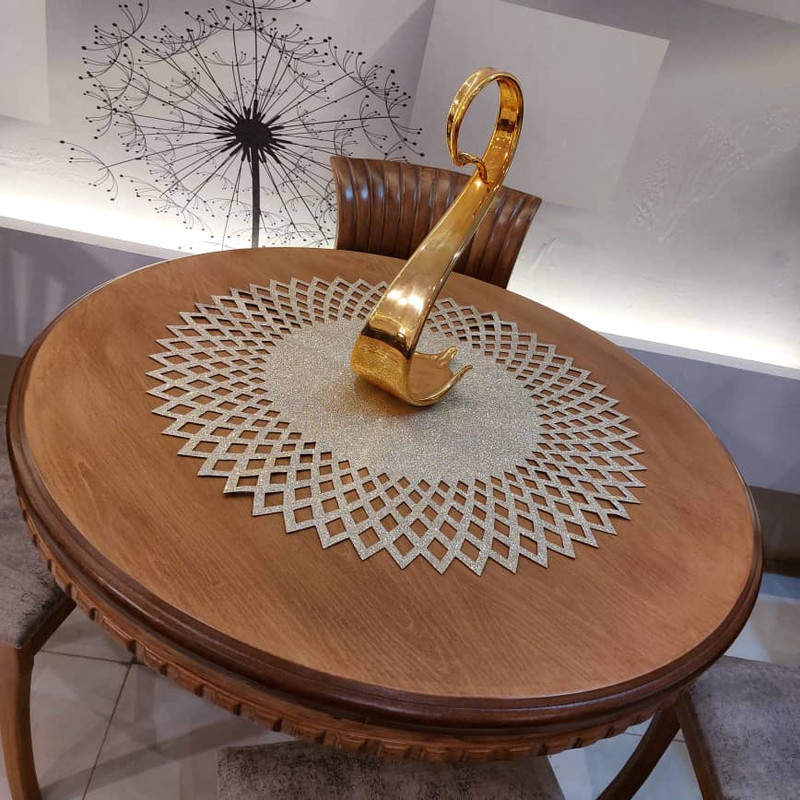 رومیزی مدل اکلیلی طرح آفتاب کد 70