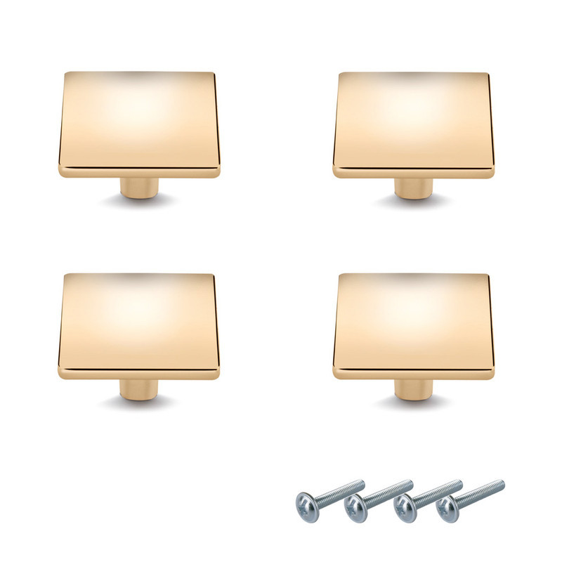 دستگیره کابینت مدل تک پبچ مربع مجموعه 4 عددی