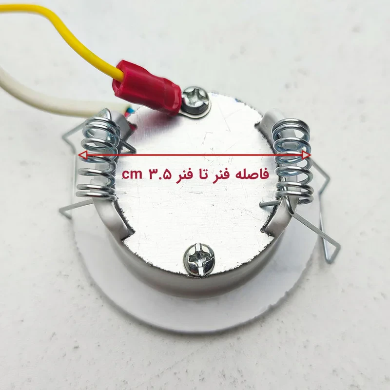 چراغ هالوژن 4 وات مدل چشمی توکار بسته 2 عددی