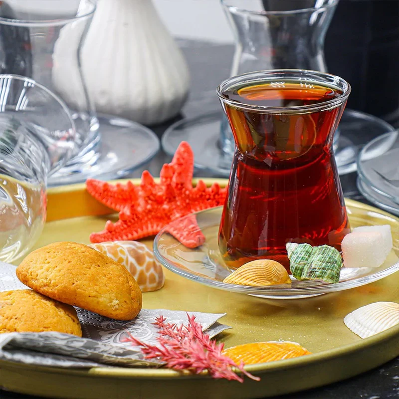 ست فنجان و نعلبکی 12 پارچه پاشاباغچه مدل IREM G4U کد96354