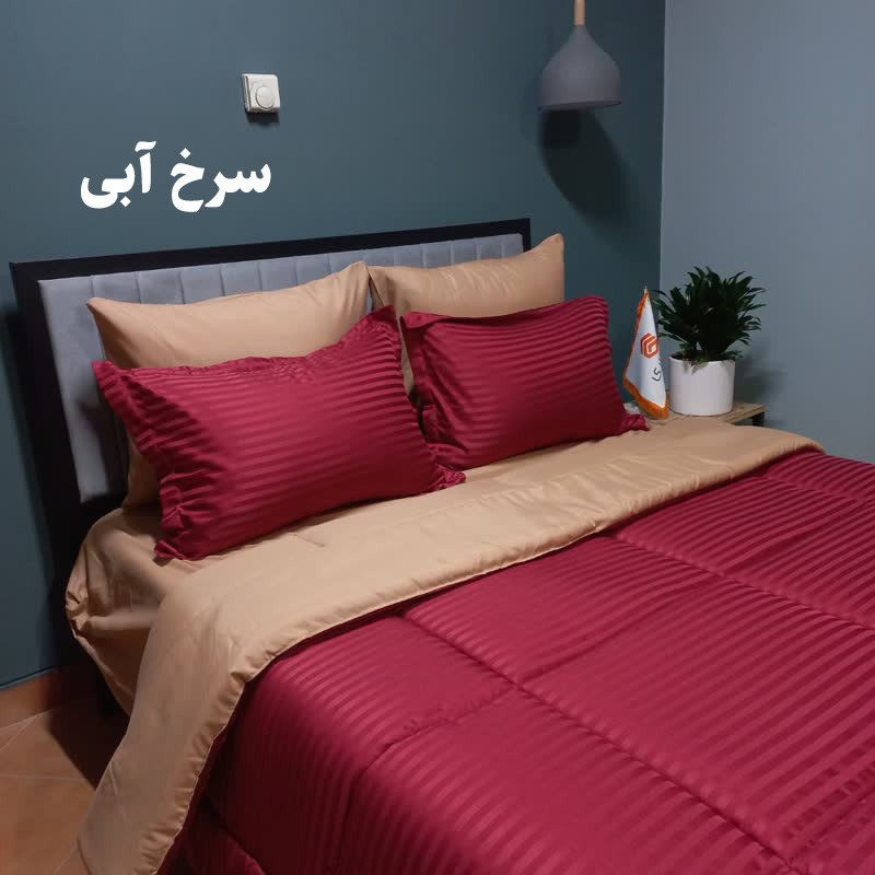 سرویس روتختی چیداری مدل هتلی دورو کد d160 دونفره 6 تکه