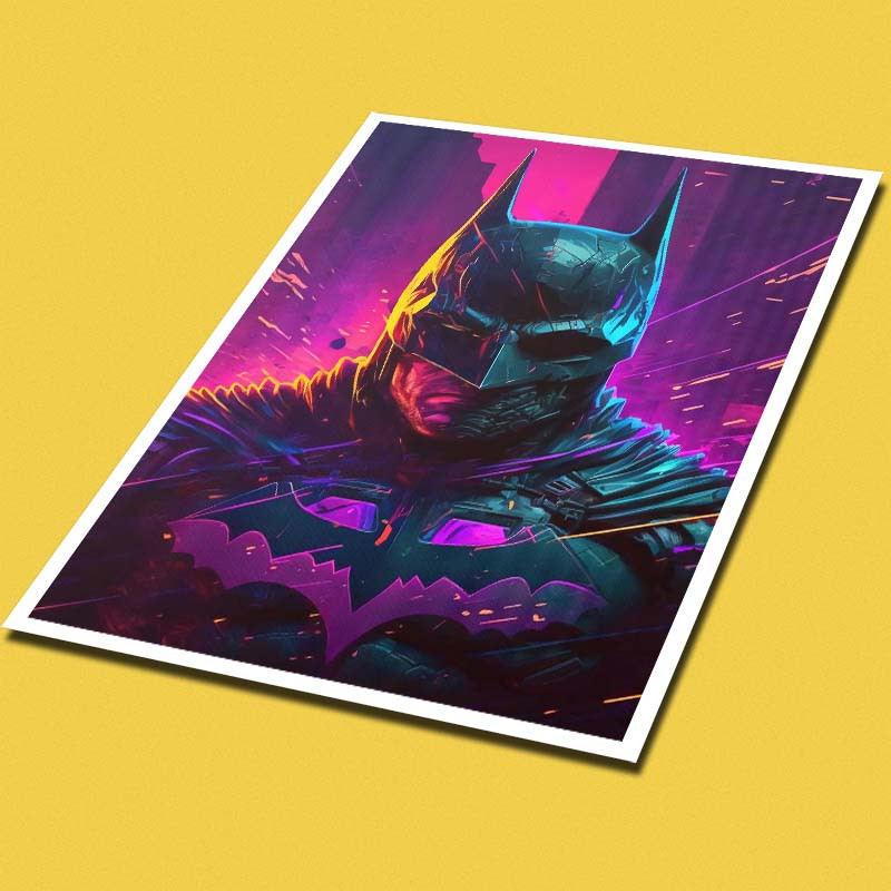 پوستر کارنيکا طرح بتمن Batman کد 71181 مجموعه 8 عددی