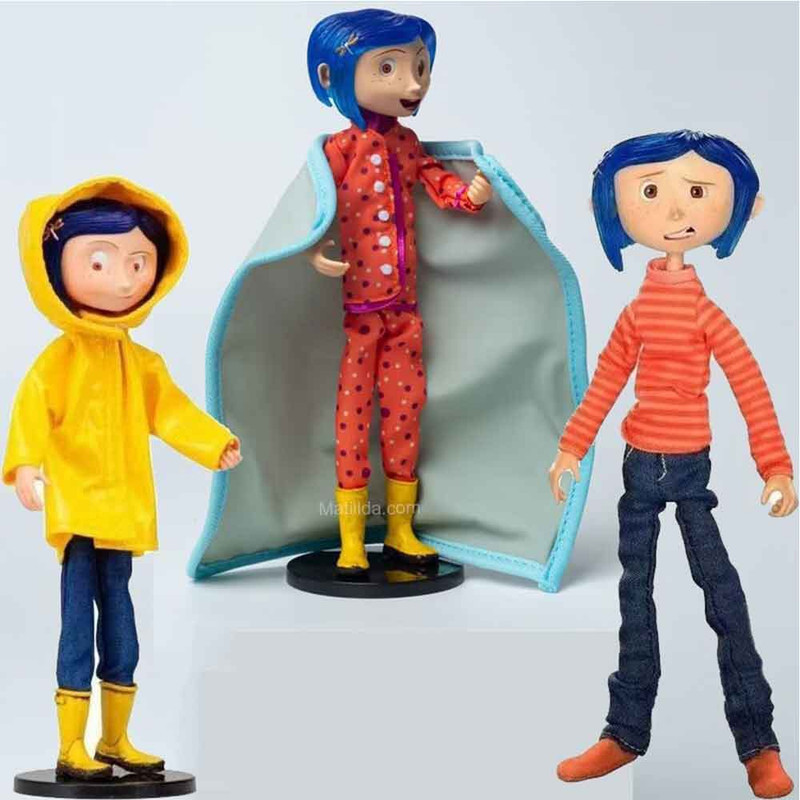 اکشن فیگور مدل کورالین از فیلم Coraline ارتفاع 16 سانتی‌متر