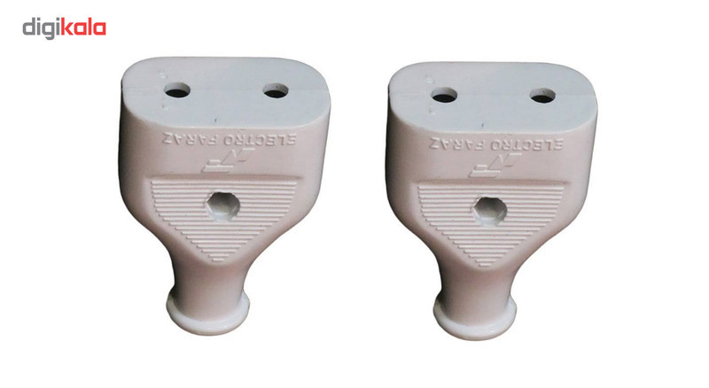 دو شاخه مادگی فراز الکتریک کد White بسته 2 عددی