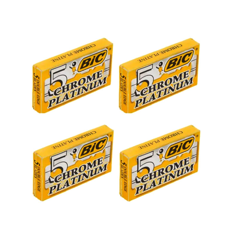 تیغ یدک بیک مدل Platinum Chromium Double Edge